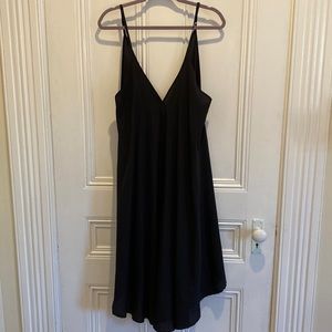 ASOS black midi dress/beach cover up size 12